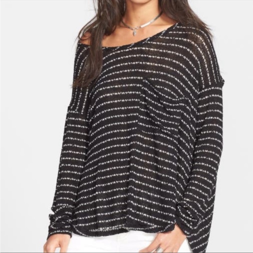 Free People Open Back Sweater